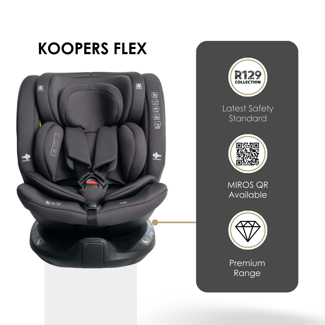 Koopers Flex 360 Baby Car Seat - Black