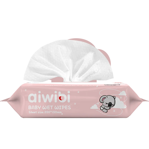 Aiwibi Baby Koala Strawberry Wet Wipes (80's x 1 Pack)