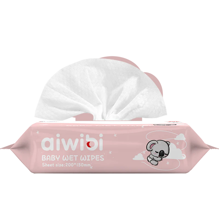 Aiwibi Baby Koala Strawberry Wet Wipes (80's x 1 Pack)