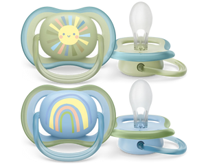 Philips Avent Soother Air 0-6M Boy X2