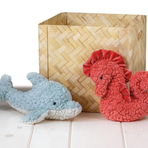Mary Meyer Putty Coral Seahorse 12"
