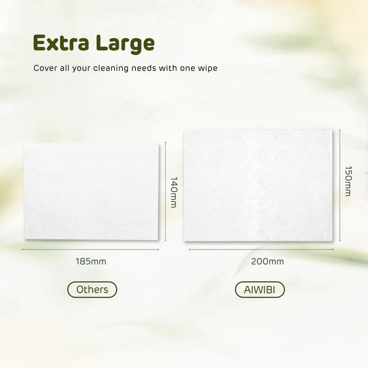 Aiwibi Baby Biodegradable Dry Wipes (60's x 1Pack)