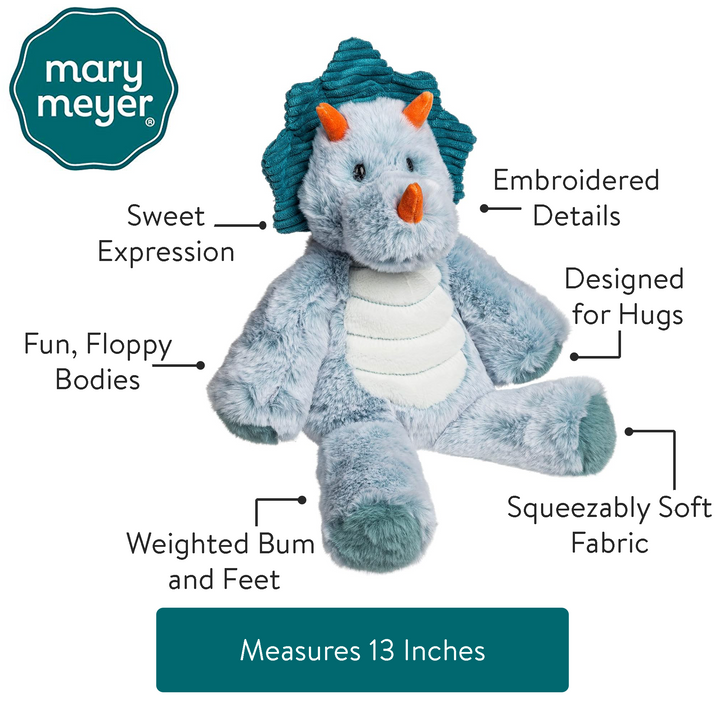 Mary Meyer Marshmallow Triceratops 13"