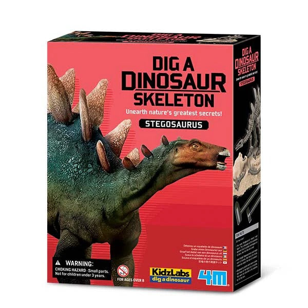 4M KidzLabs Dig a Stegosaurus Skeleton