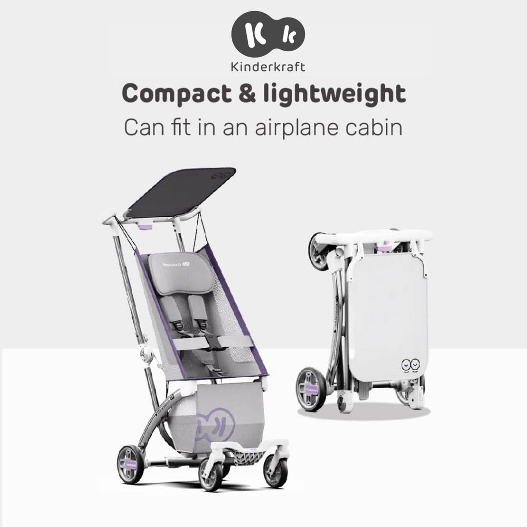 Kinderkraft KP2 Stroller - Grey (0-4Y)