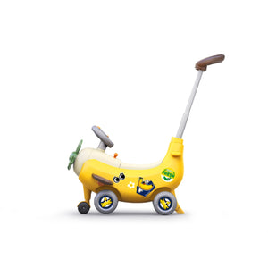 HOLA 4 in 1 Ride On & Push Around Banana Plane