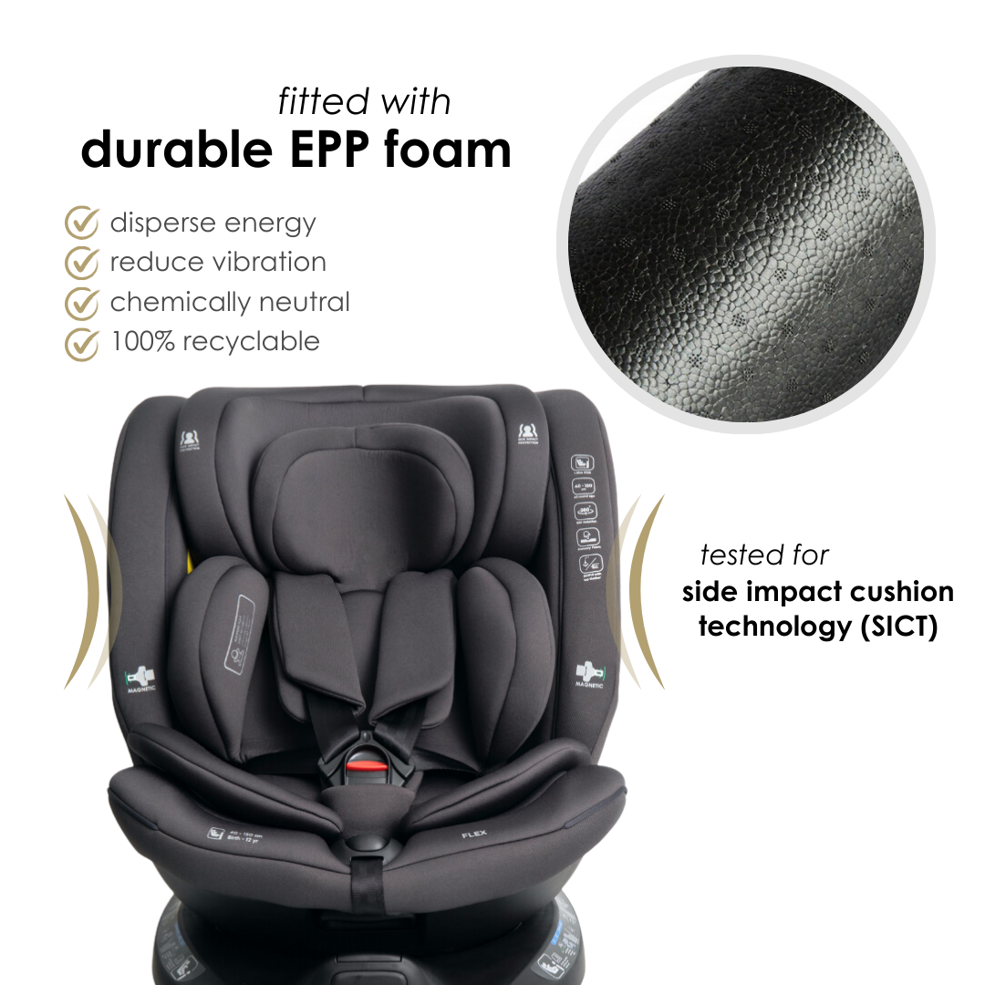 Koopers Flex 360 Baby Car Seat - Black