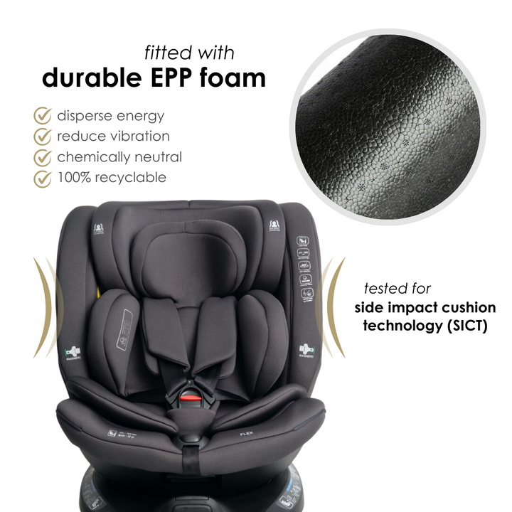 Koopers Flex 360 Baby Car Seat - Black