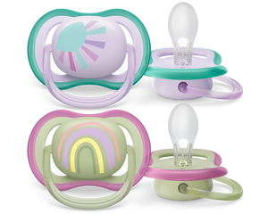 Philips Avent Soother Air 0-6M Girl X2