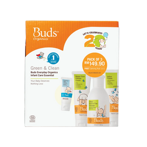 Buds Organic BEO Infant Essentials with Free Calming Rub 30ml
