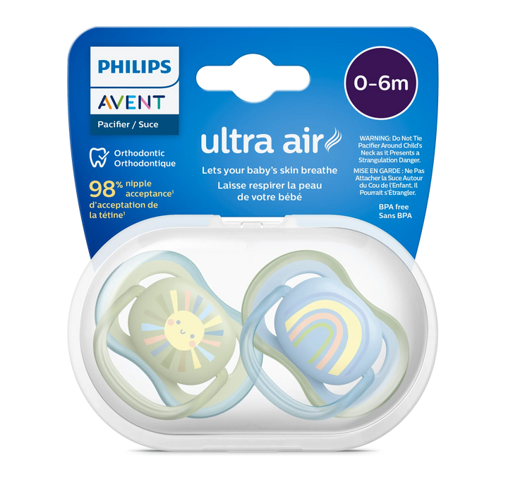 Philips Avent Soother Air 0-6M Boy X2