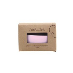 Little Rei Suction Bowl W/Spork - Lilac