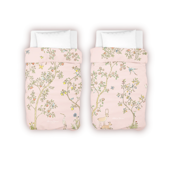 Atelier Choux Single Bed Duvet Cover - in Bloom Pink (168 x 218cm)