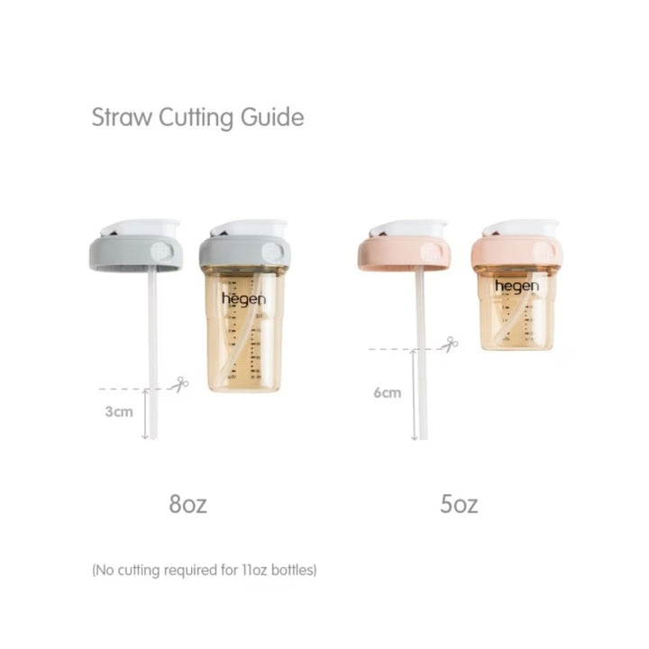 Hegen Straw Replacement Set Slow Flow (2-Pack)