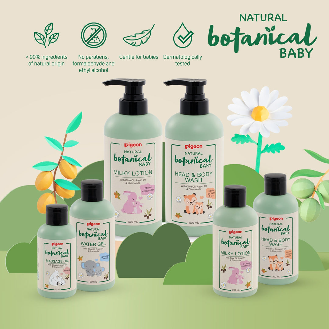 Pigeon Natural Botanical Baby Milky Lotion 500ml