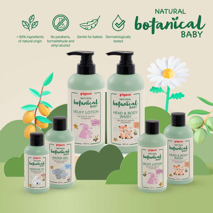 Pigeon Natural Botanical Baby Milky Lotion 500ml