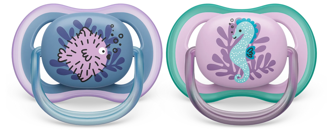 Philips Avent Soother Air 6-18M Girl X2