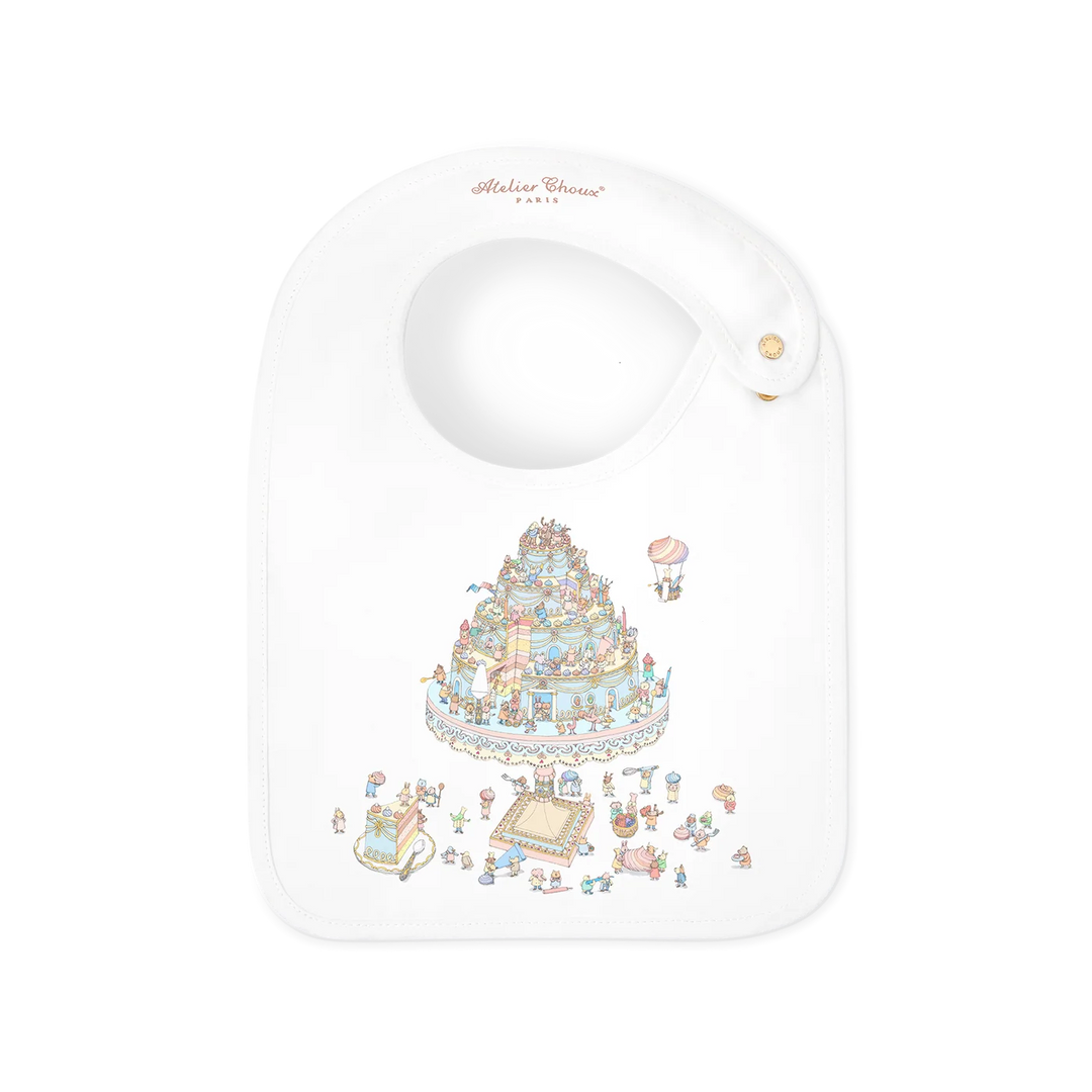 Atelier Choux Satin Bib - Le Gateau