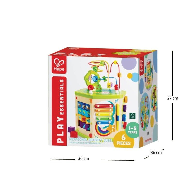 Hape Hexagonal Activity cube