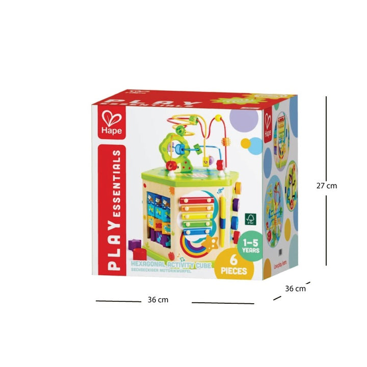 Hape Hexagonal Activity cube