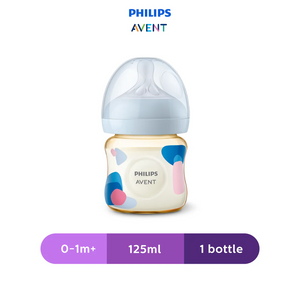 Philips Avent Natural Response Bottle PPSU, 4oz/120ML, 0M+, Single/Twin Pack