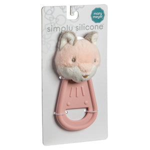 Mary Meyer Simply Silicone Character Teether - Fox