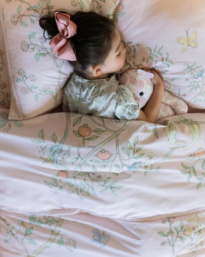 Atelier Choux Single Bed Duvet Cover - in Bloom Pink (168 x 218cm)