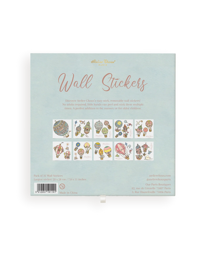 Atelier Choux Replaceable Wall Stickers 20 Stickers