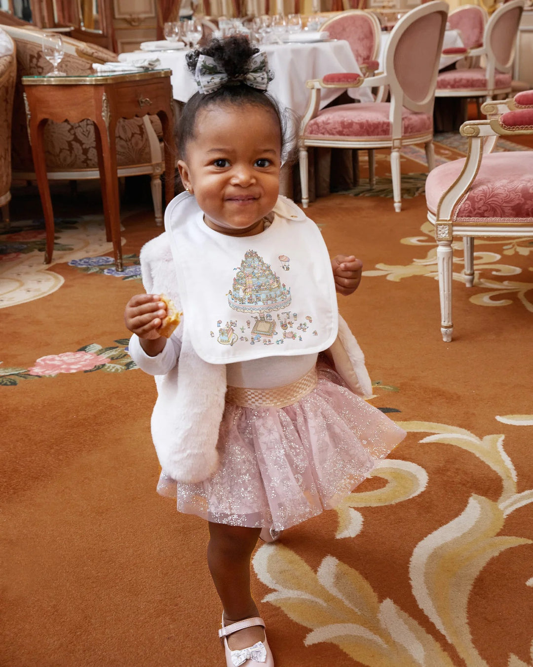 Atelier Choux Satin Bib - Le Gateau