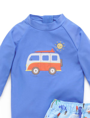 Purebaby Organic Board Short & Rashie Set