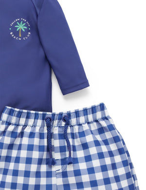 Purebaby Organic Board Short & Rashie Set