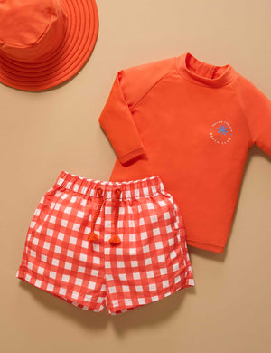 Purebaby Organic Board Short & Rashie Set