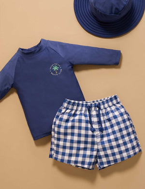 Purebaby Organic Board Short & Rashie Set