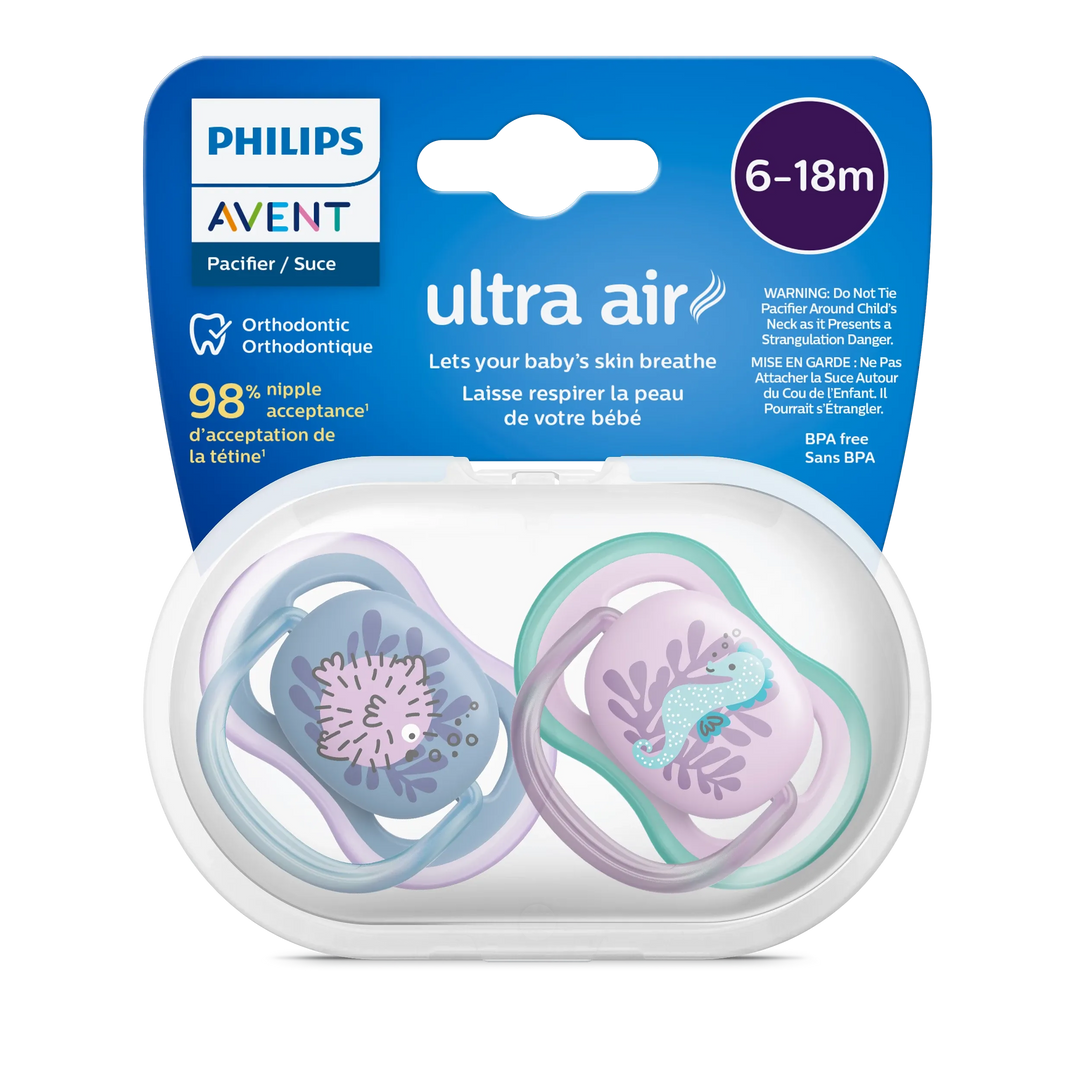 Philips Avent Soother Air 6-18M Girl X2