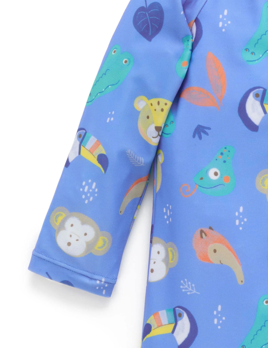 Purebaby Organic Long Sleeve Printed Sunsuit