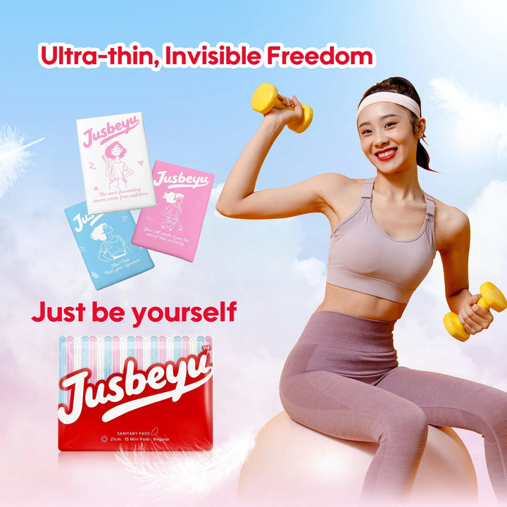 Jusbeyu Sanitary Pad 15Pcs (210mm)