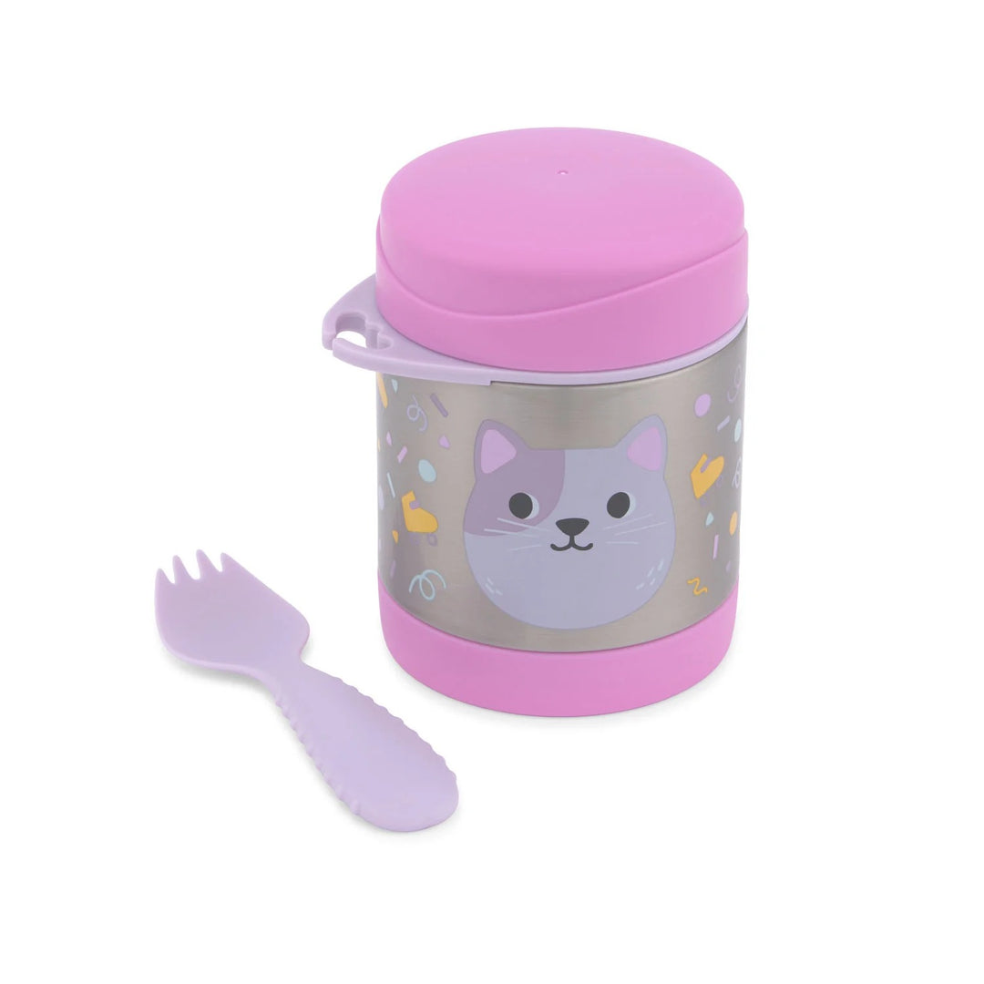 Skip Hop Besties Squad Insulated Food Jar Cat