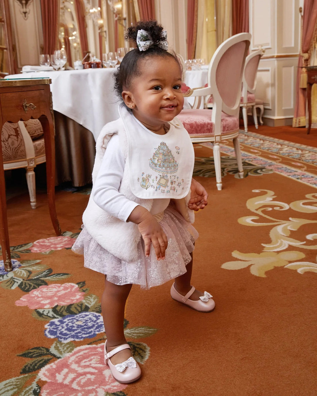 Atelier Choux Satin Bib - Le Gateau