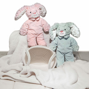 Mary Meyer Seafoam Putty PJs Bunny 11"