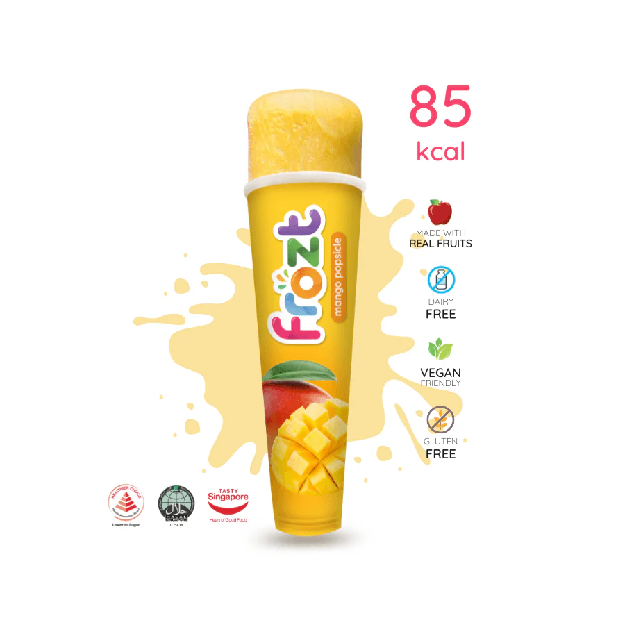 Frozt Mango Real Fruit Popsicle - image 2 - Happikiddo.com
