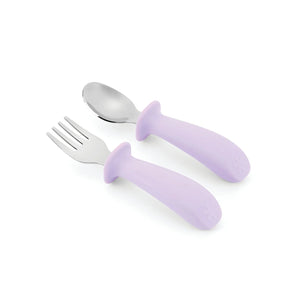 Skip Hop Besties Squad Fork And Spoon Set Purple