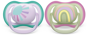 Philips Avent Soother Air 0-6M Girl X2