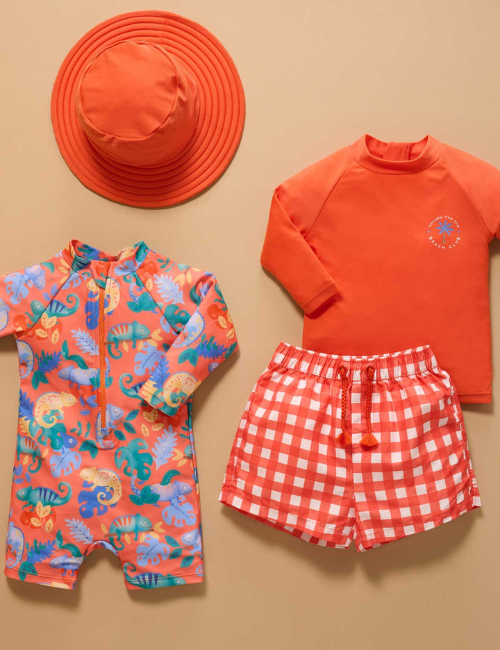 Purebaby Broad Brim Swim Hat - Fiesta Print