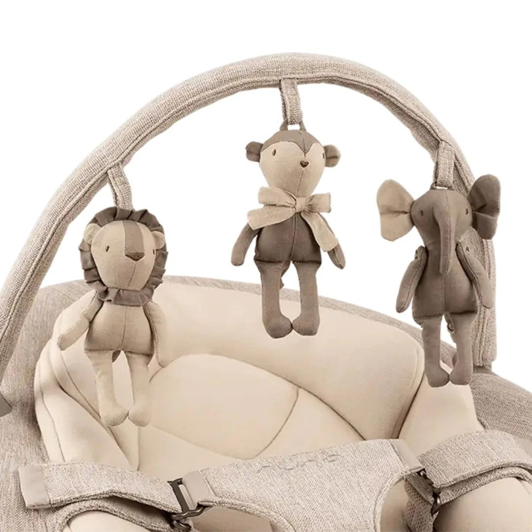Nuna Leaf Grow Baby Swing & Soother With Toybar - Teddy