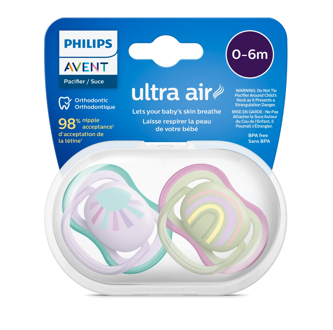 Philips Avent Soother Air 0-6M Girl X2