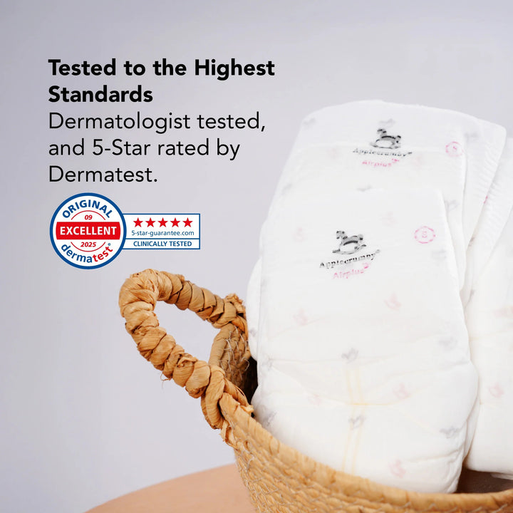 Applecrumby® AirPlus Overnight Tape Diapers (Mega)
