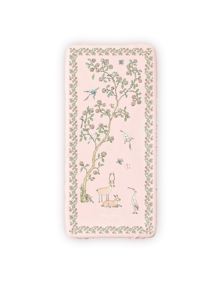 Atelier Choux Single Bed Duvet Cover - in Bloom Pink (168 x 218cm)