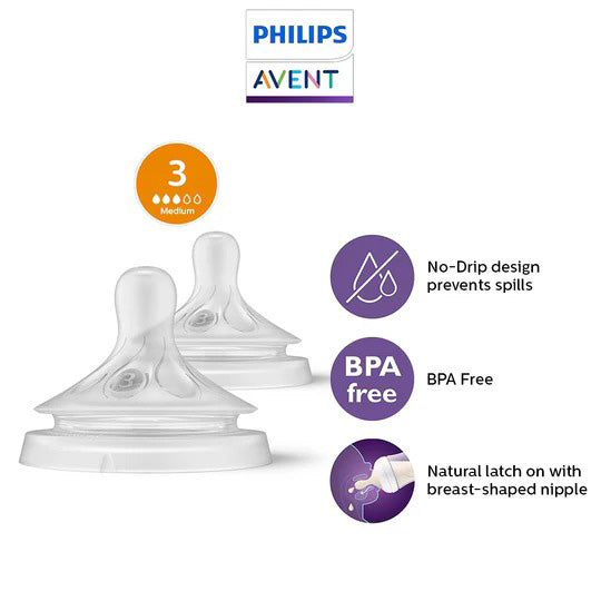 Philips Avent Teat Natural Response x2