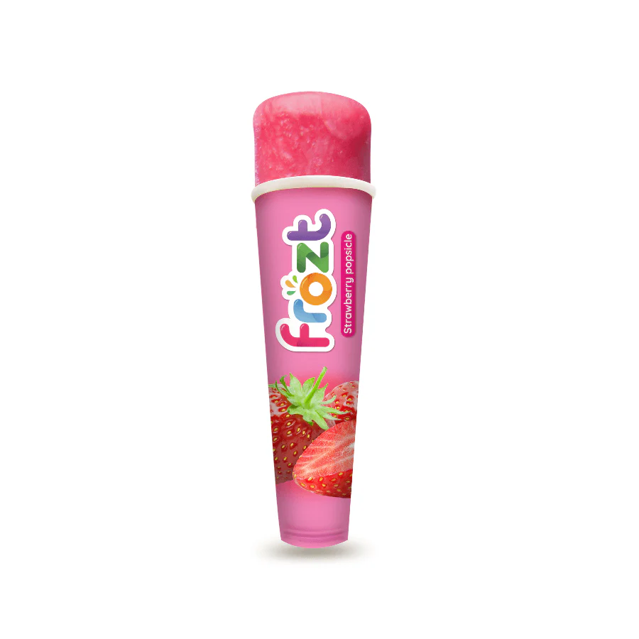 Frozt Strawberry Real Fruit Popsicle - Happikiddo.com