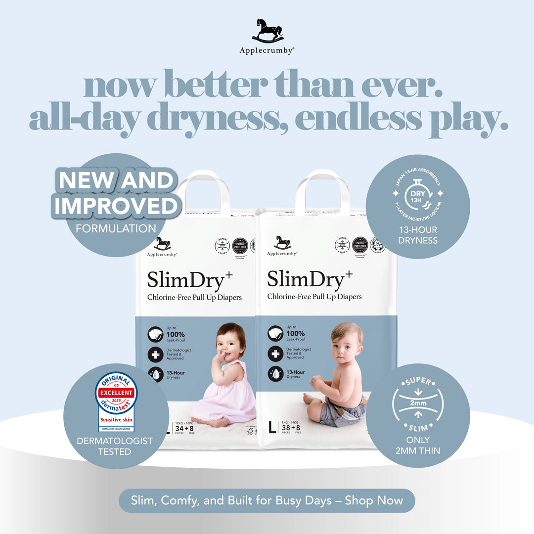 Applecrumby Slimdry+ Pull Up Diapers (Mega)